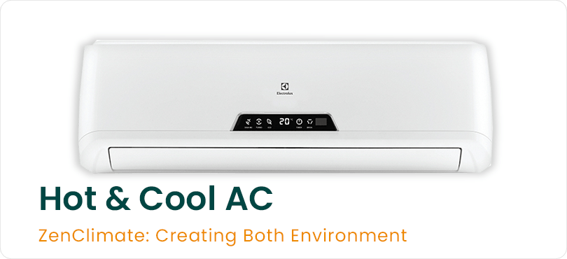 Ohloal Hot and cool Air conditioner