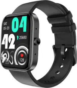 Fire-Boltt Ninja Call 2 (1.7 inch) Bluetooth Calling with 27 Sports Modes Smartwatch  (Black Strap, Free Size)